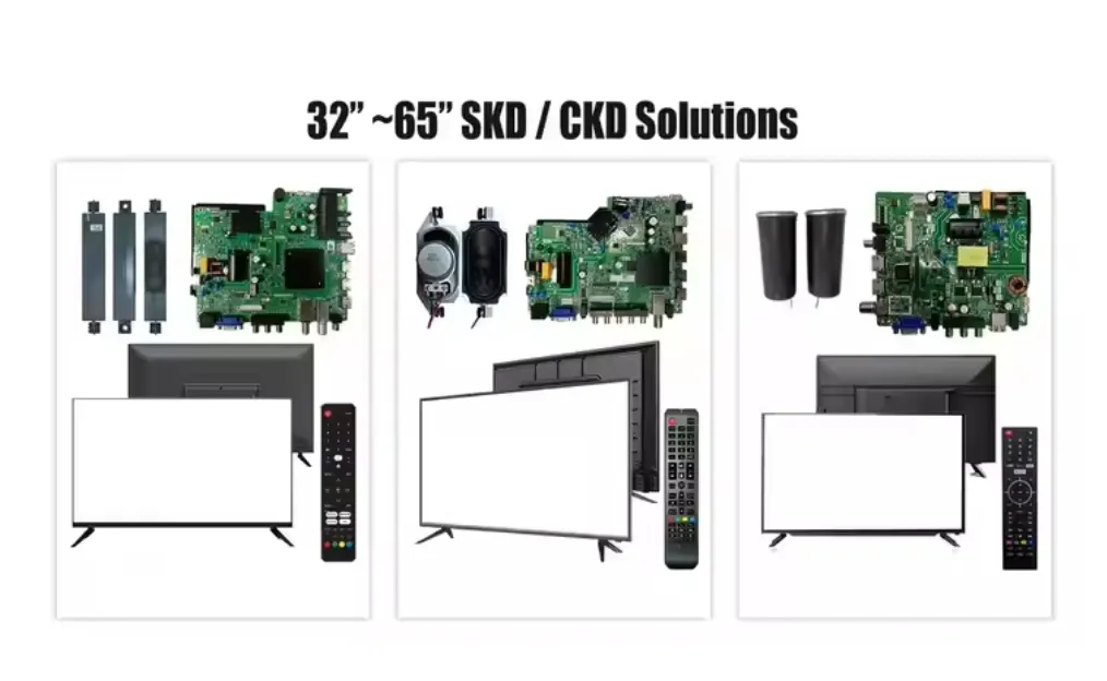 32 Inch SKD Smart TV with Your Brand LED TV LCD TV Frameless TV Frame TV Factory Price