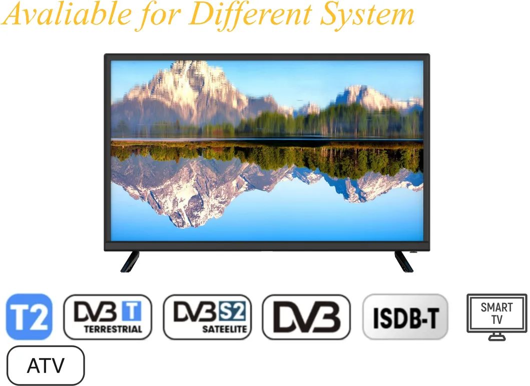 32 Inch SKD Smart TV with Your Brand LED TV LCD TV Frameless TV Frame TV Factory Price