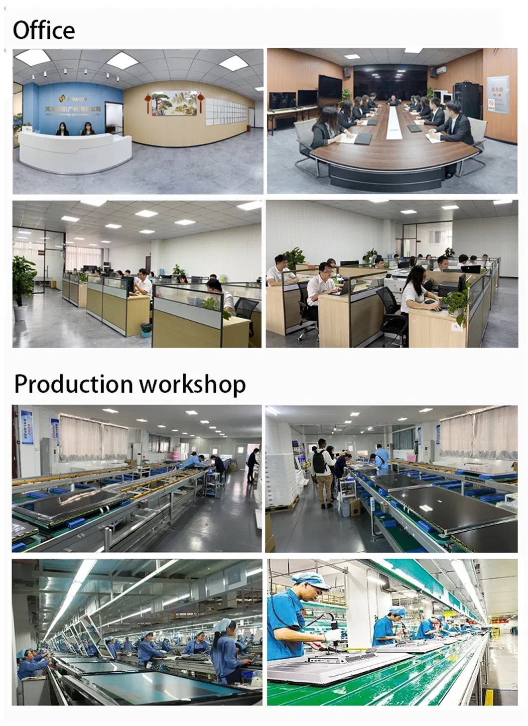 Television Factory 50 65 Inch 4K Slim LCD LED Display Smart TV