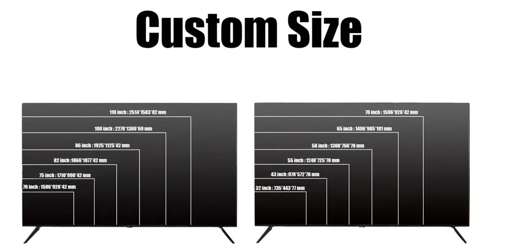 OEM Hotel Home 32 43 Inch Smart LED LCD Flat Screen TV