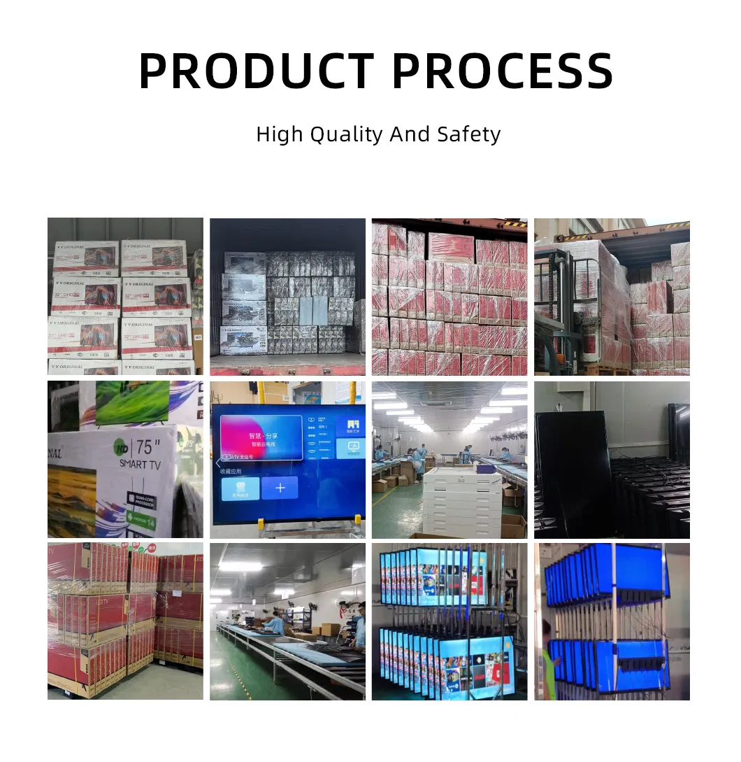 2025 LED TV 65 Inch 4K Smart Television 8K 32/43/50/55/65/75/85/100 Inch Android 15.0 LCD TV Bluetooth with Voice Remote Control