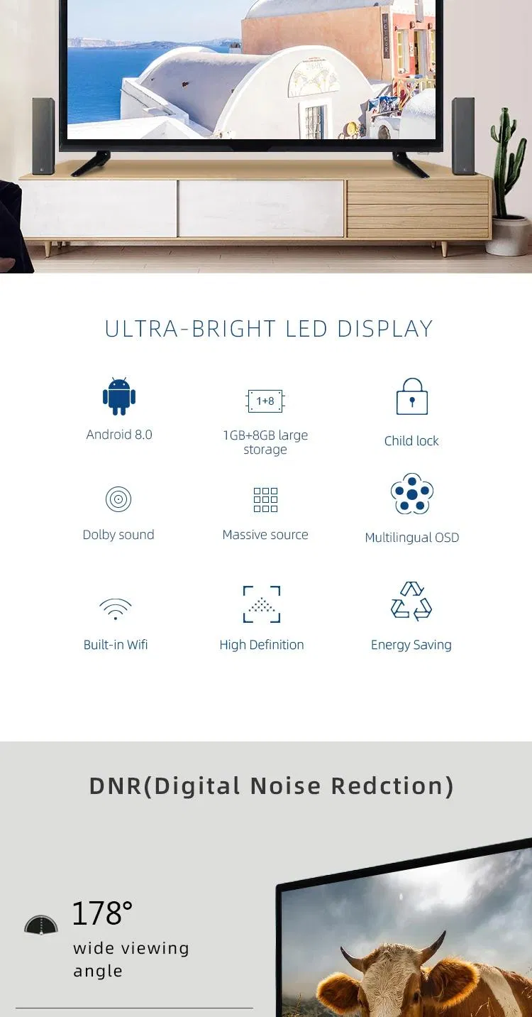 55-Inch Full Color P5 Pixel Pitch LCD Display Screen Video Wall TV Touch Kiosk IP TV