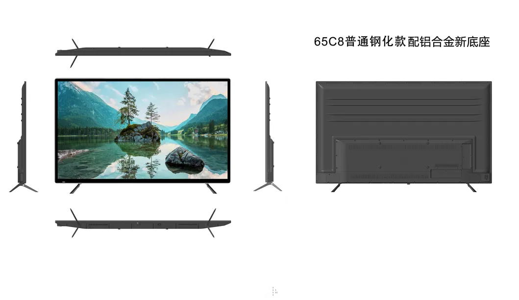 Factory OEM 24" 32" 43" 50" 65" 70" 75" 85" 100 Inch LED LCD TV 2K FHD 4K UHD Flat Screen Television Android Smart TV
