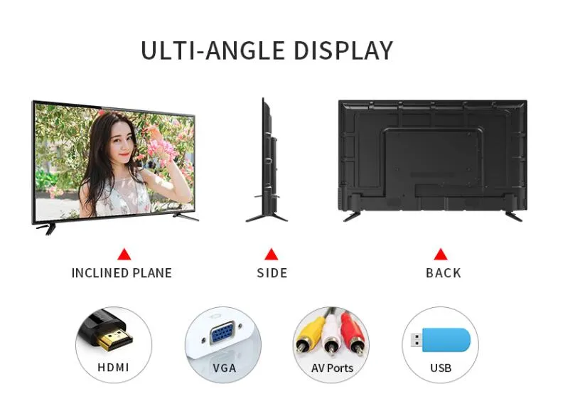 Widely Used Superior Quality 55in Smart TV LCD LED TV Spare