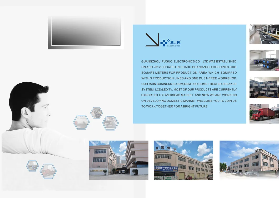 Frameless Television 32&quot; LCD LED Samrt TV and Android 14.0