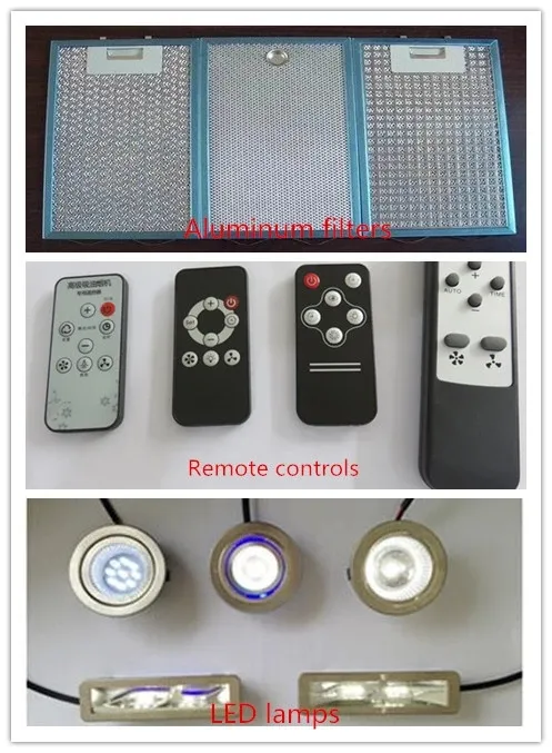 T Shape Range Hood Kitchen Appliance Ss Touch Control 60cm