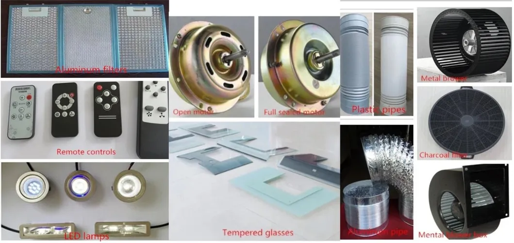 High Quality Hoods Stainless Steel Copper Motor Range Hood/Cooker Hood/Kitchen Hood