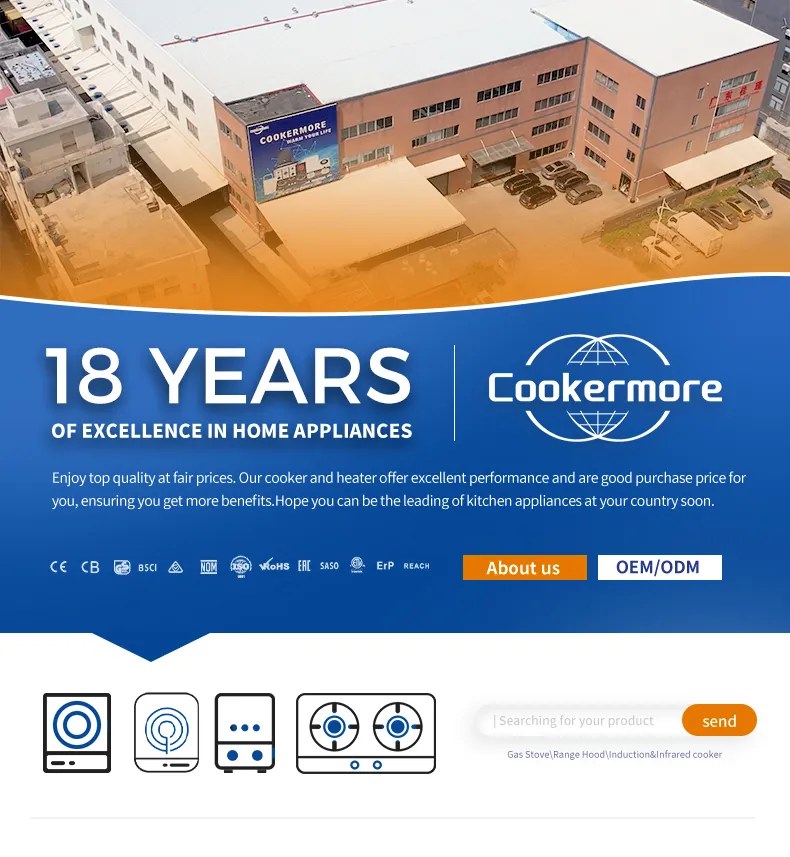 Kitchen Home Appliance Smart T-Shaped with Advanced Energy Efficiency Cooking Range Hood