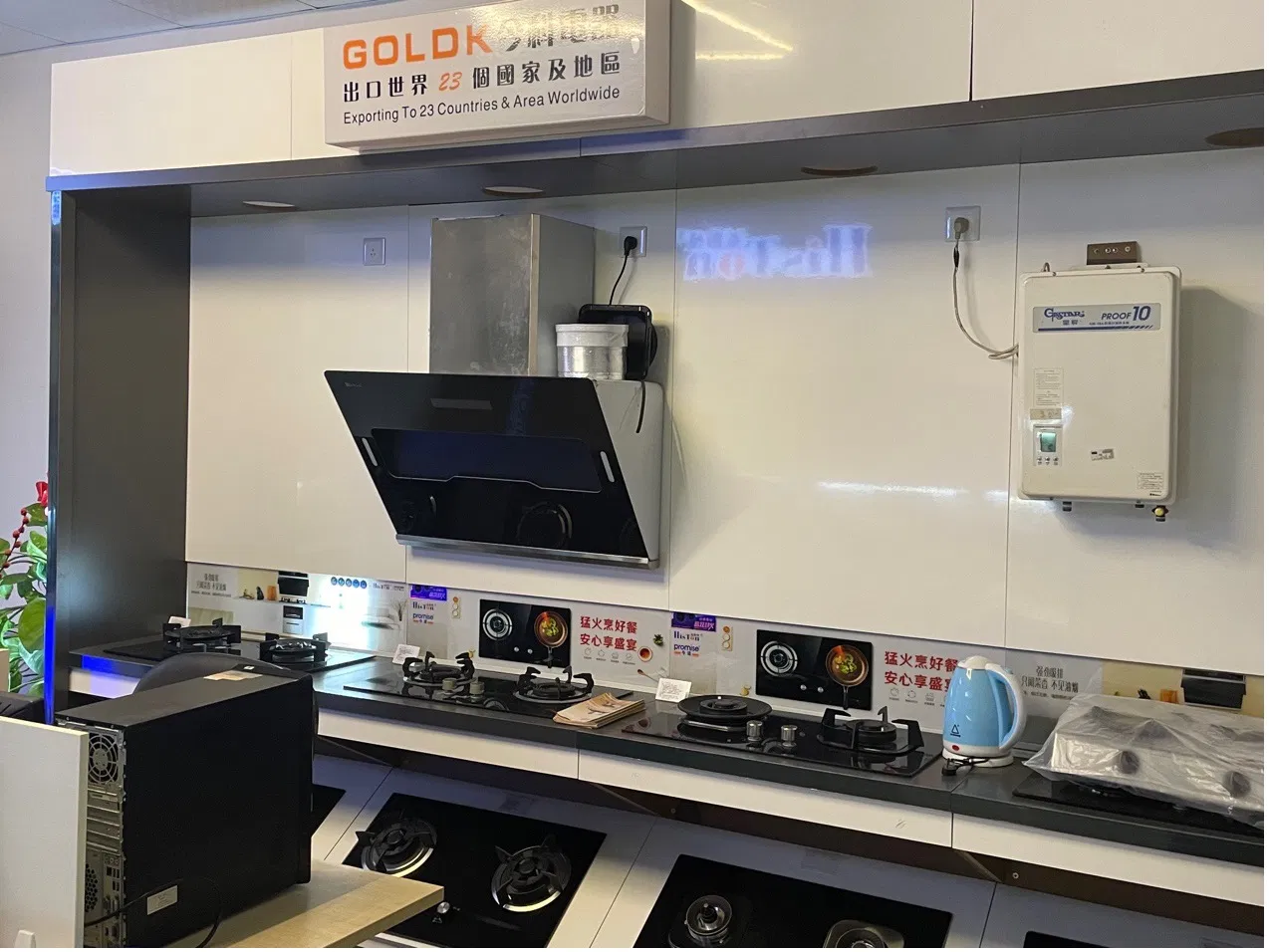 Goldk Home Appliance Cooker Hood 900mm /Range Hood Cxw-200-S617 (BLACK) Gk-Rh-105