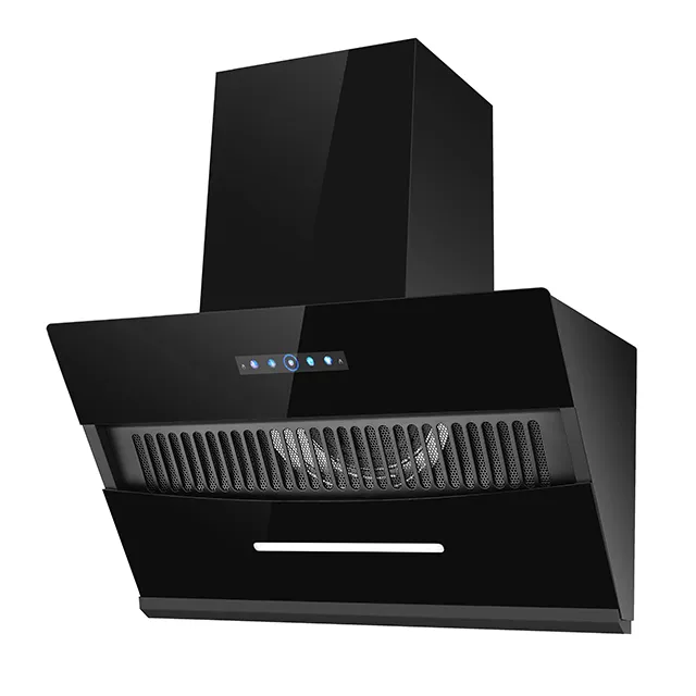Modern Slanted BBQ Grill Range Hood for Efficient Ventilation