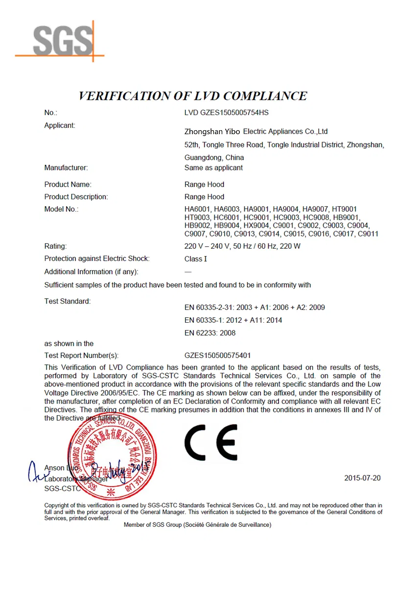 Premium Slim Kitchen Range Hood at Wholesale Prices