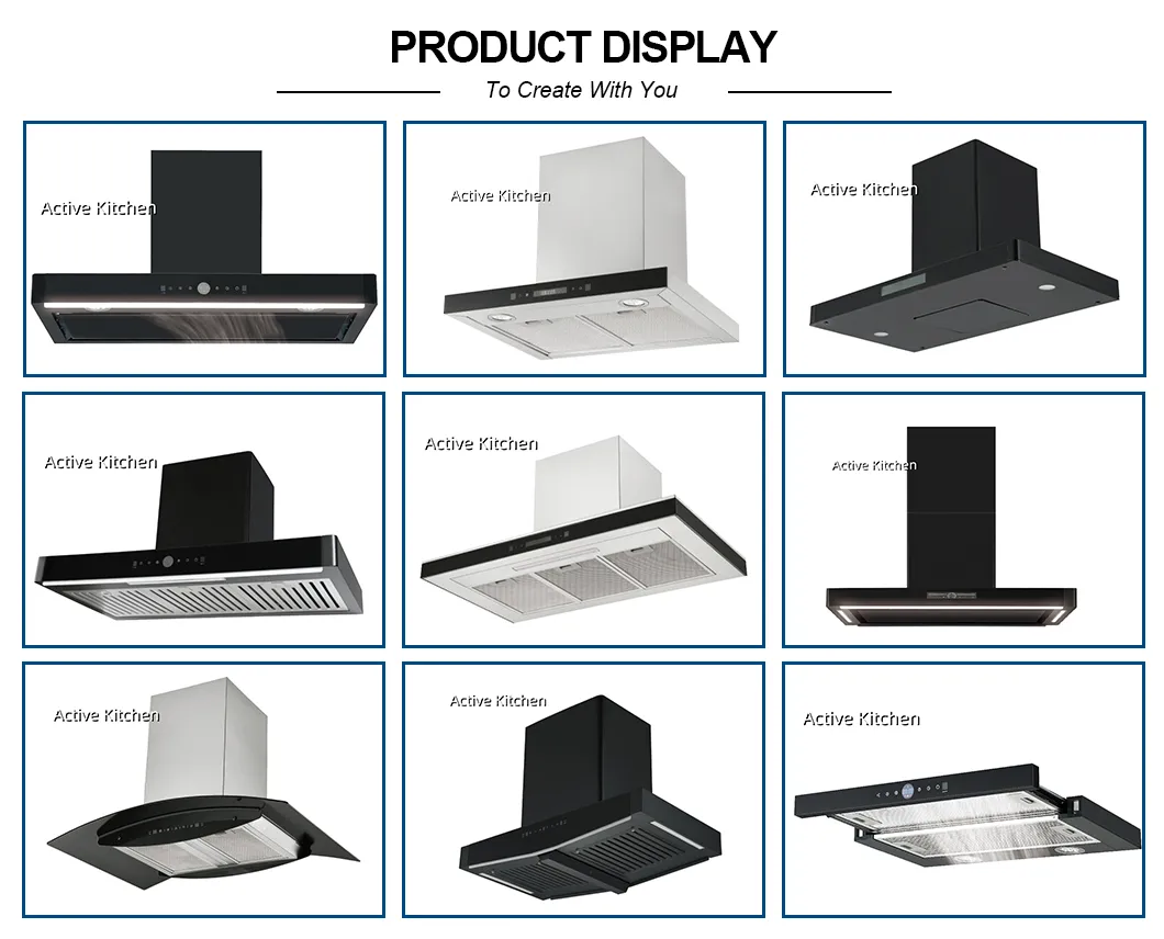 Cooking Timer Chimney Range Hood Low Energy T-Type Machine