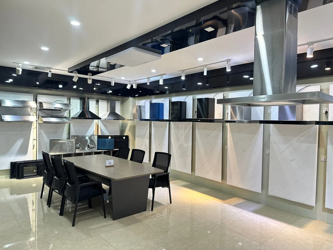 Spark Prevention Fireproof Odor Eliminator Power Consumption Ventilation System Thin Machine Range Hoods