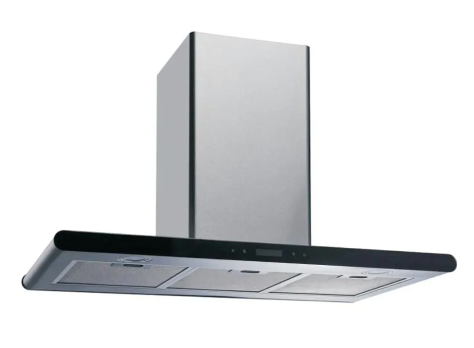 OEM/ODM Commercial Hotel Island Kitchen Stainless Steel Exhaust Chimney Cooker Hood