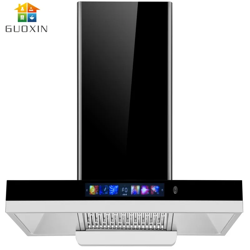 Kitchen Exhaust Hood Systems Stainless Steel for Industrial Low Noise Range Hood