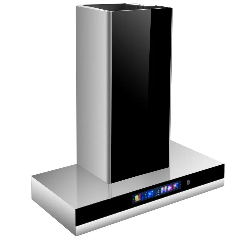 Kitchen Exhaust Hood Systems Stainless Steel for Industrial Low Noise Range Hood