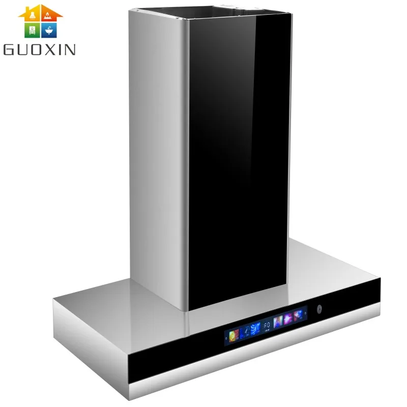 Kitchen Exhaust Hood Systems Stainless Steel for Industrial Low Noise Range Hood