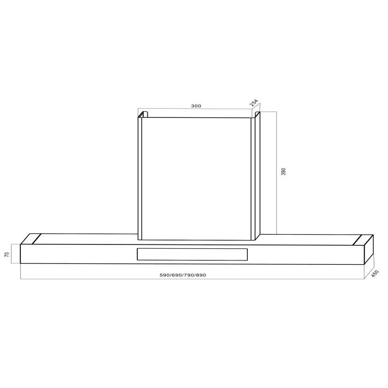 Ultrathin Stainless Steel Range Hood for Modern Kitchen Spaces