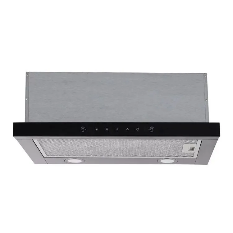 Built in Slim Type Smart Range Hood Pull in and out Hood Range Kitchen Black Painted Modern Novel New Design Chimney
