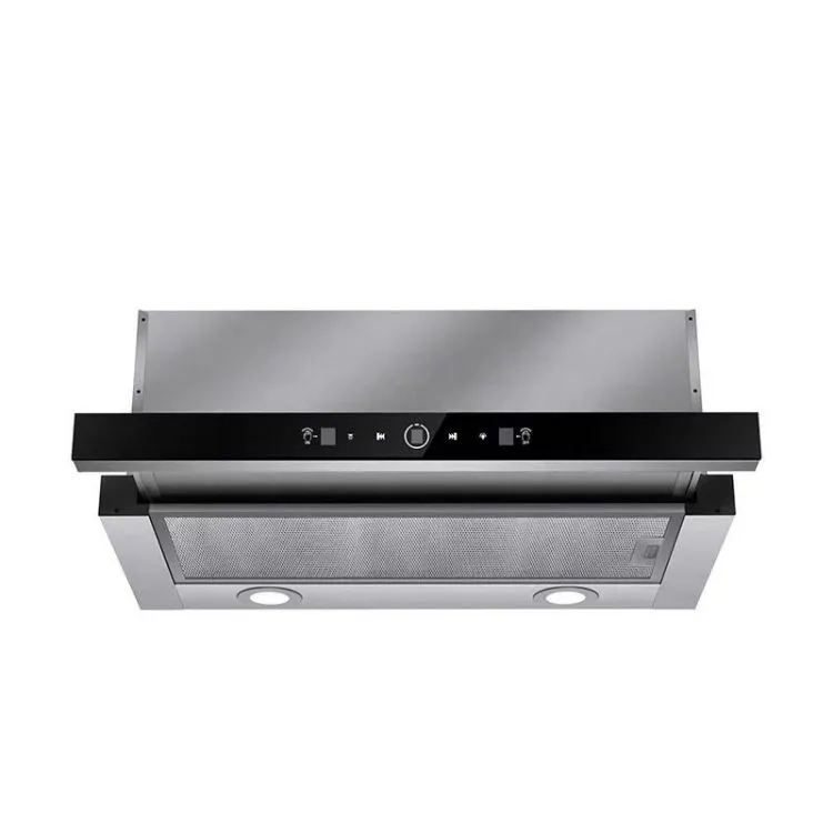 Built in Slim Type Smart Range Hood Pull in and out Hood Range Kitchen Black Painted Modern Novel New Design Chimney