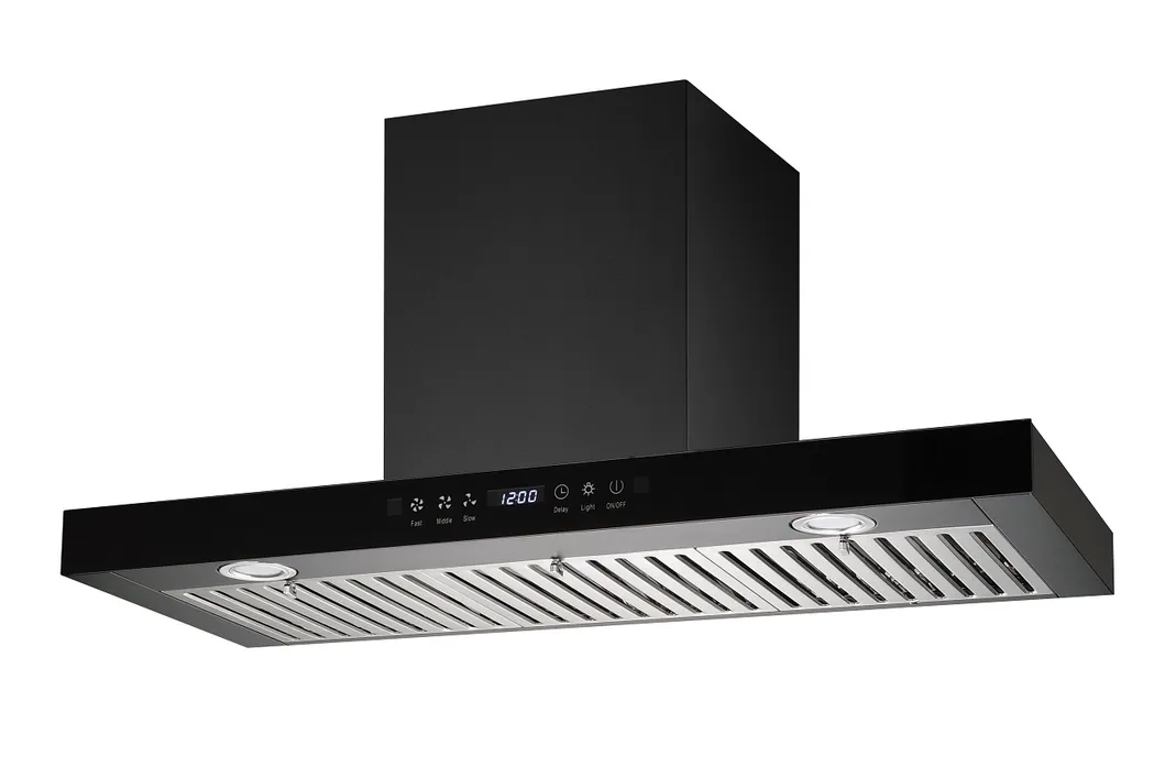Kitchen Appliance 90cm Glass Arc-Shape Range Hood