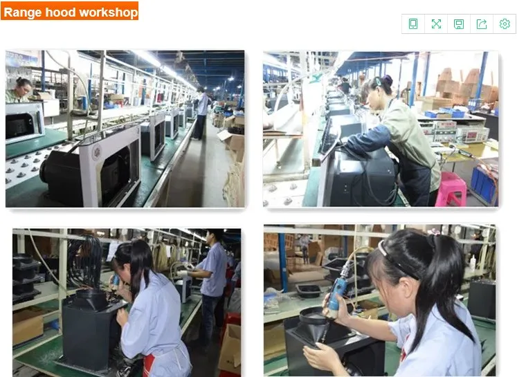 China Factory Manufacture Range Hood
