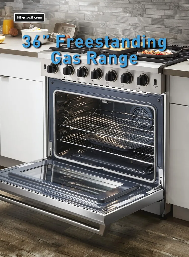 36inch 6 Burner Freestanding Convections Fan Gas Range Stove with CSA (LRG3601)