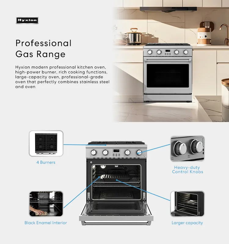 Wholesale Stainless Steel LED Control Natural Gas Stove