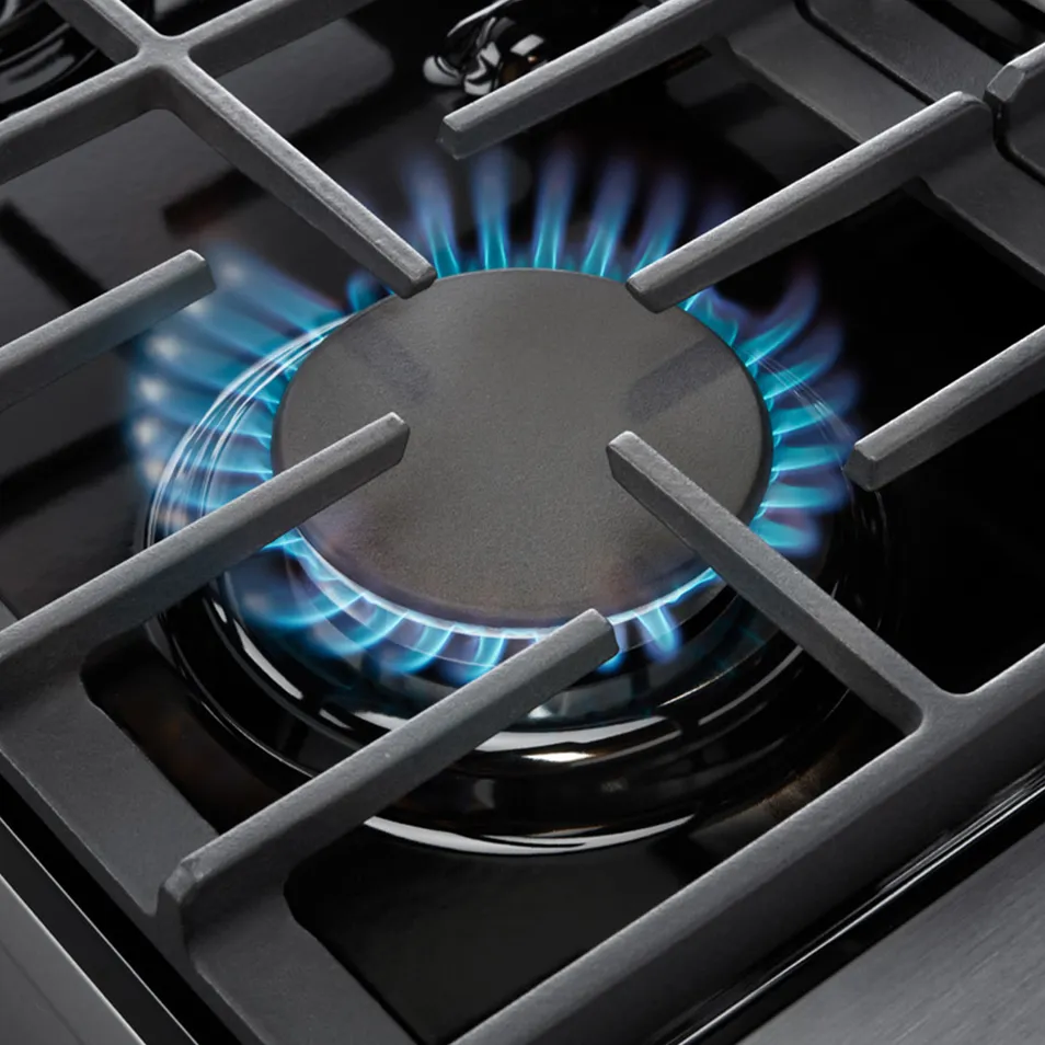 Commercial - Grade 48&#39;&#39; Dual - Oven Gas Range Stove with High BTU