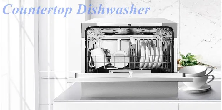 12 Settings OEM White Household Appliance Semi Built in Dishwasher