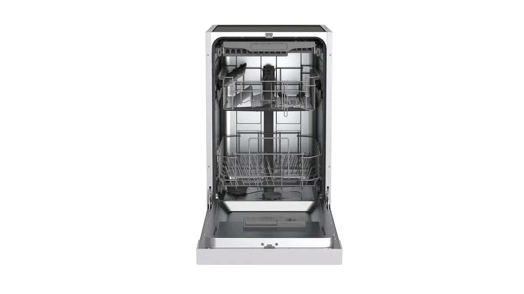 12 Settings OEM White Household Appliance Semi Built in Dishwasher