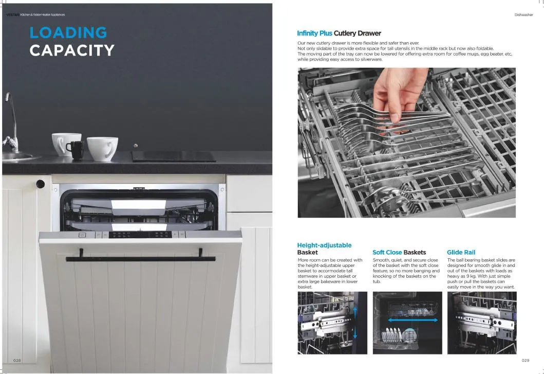 Built in Dishwasher Dish Wash for Kitchen