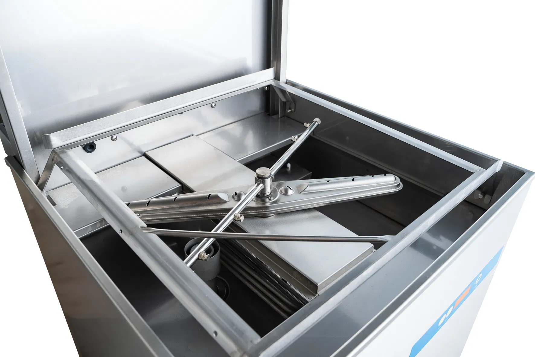 Byf-602e High-Efficiency Stainless Steel Hood Type Single Pumps Professional Commercial/Home/Industrial Built in Sink Dishwasher Machine for Restaurants