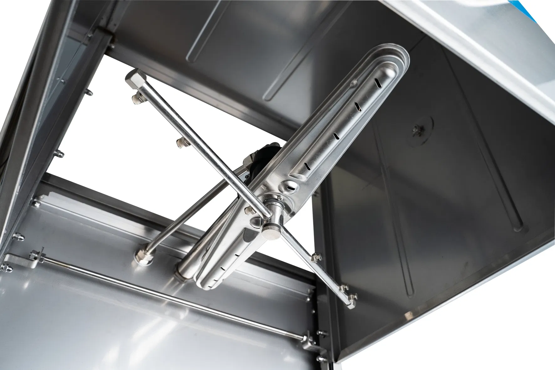 Byf-602e High-Efficiency Stainless Steel Hood Type Single Pumps Professional Commercial/Home/Industrial Built in Sink Dishwasher Machine for Restaurants