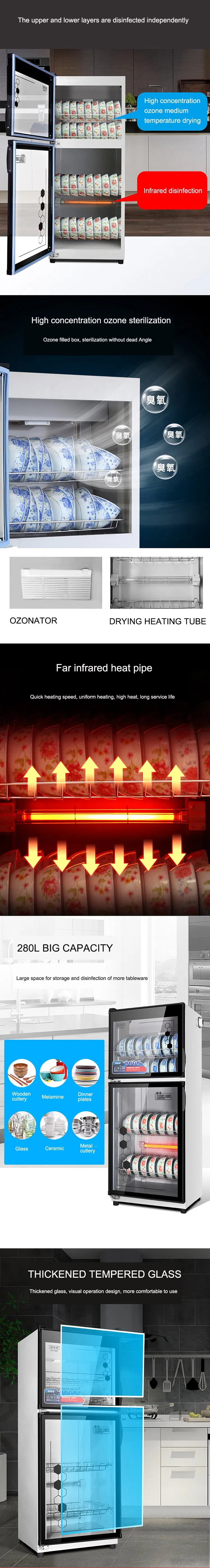 High Temperature Household Electric Dish Sterilizer Tableware Disinfection Cabinet