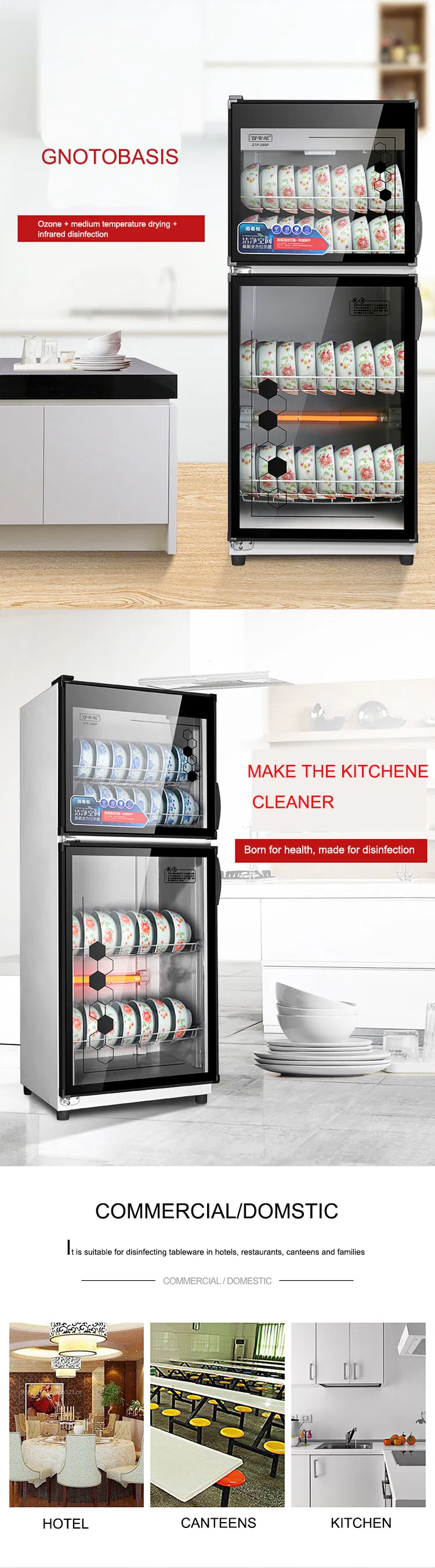 High Temperature Household Electric Dish Sterilizer Tableware Disinfection Cabinet