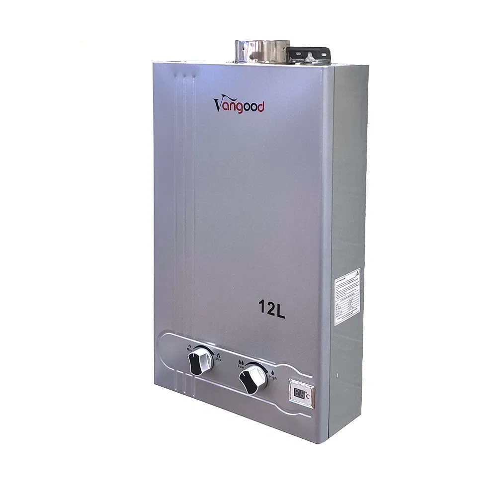 Universal Exhaust Pipe Domestic Bathroom Instant Gas Water Heater 12L