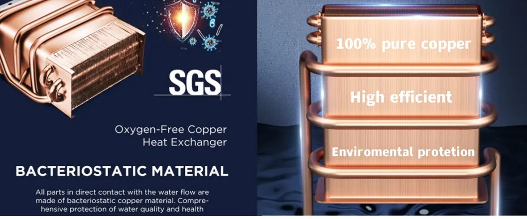 High-Efficiency 20kw to 40kw Wall-Mounted Gas Boiler Heater