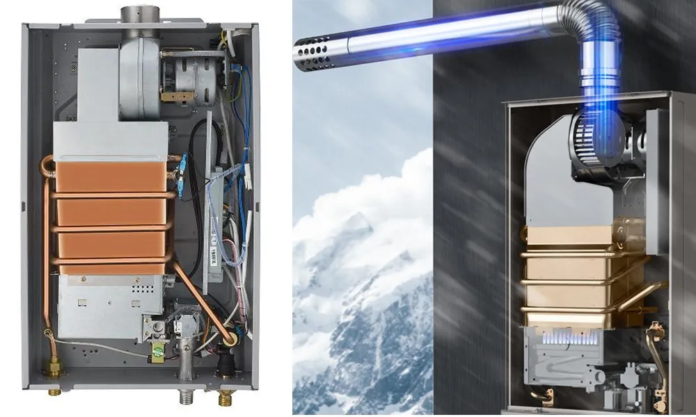 High-Efficiency 20kw to 40kw Wall-Mounted Gas Boiler Heater