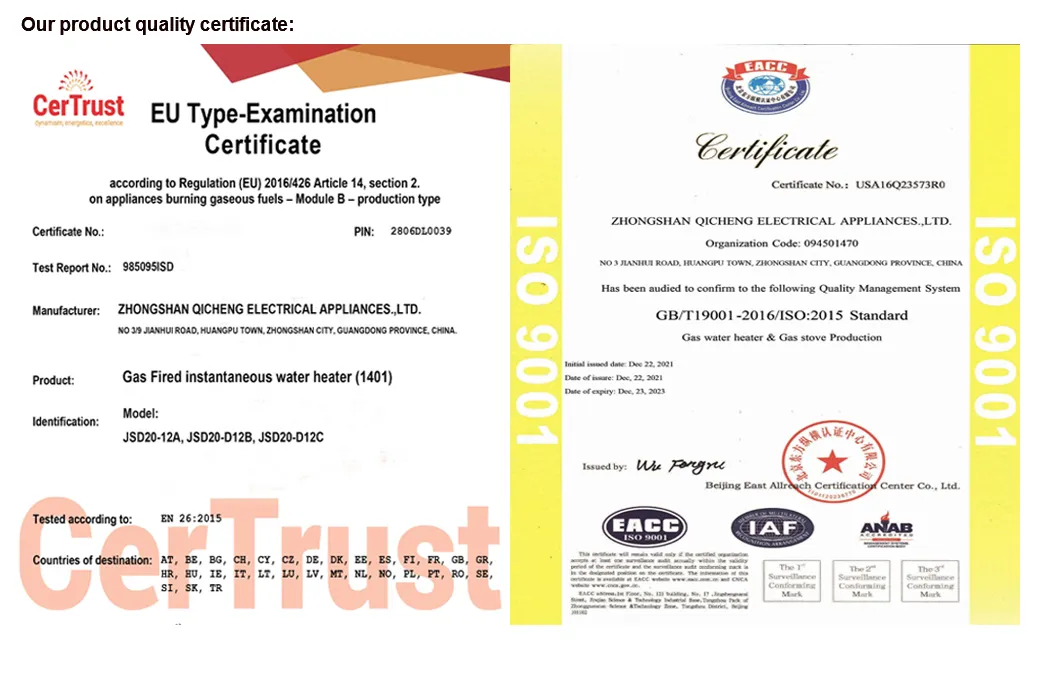 Factory Wholesale Prices OEM Instant Gas Boiler Stainless Steel Hot Water Heater