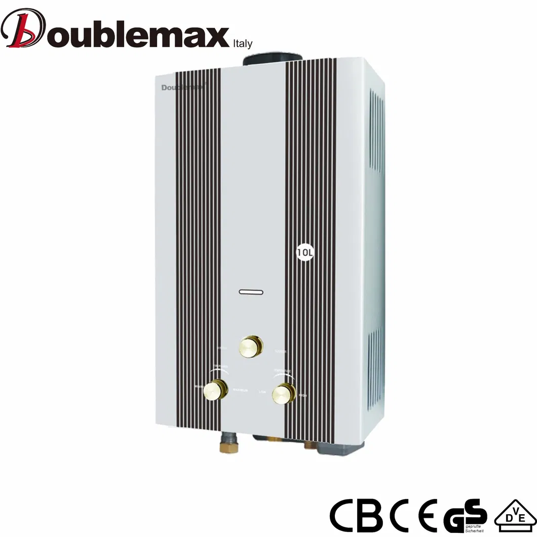 Modern New Design Household Tempered Glass 10L Instant Gas Water Heater