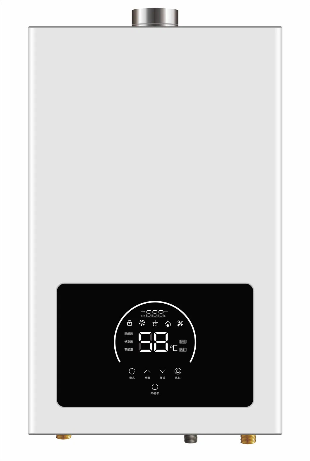 CE Certified 8L 10L 12L Kitchen Constant Temperature Control Gas Water Heater