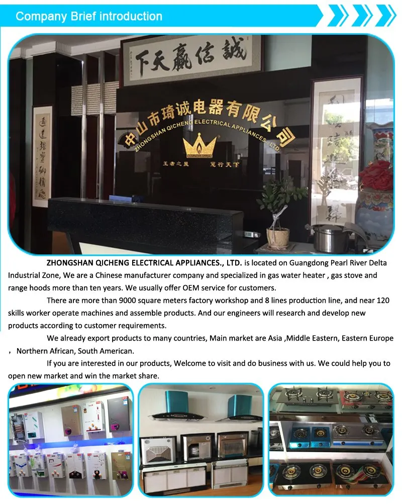 6 Liter Domestic Spare Parts Gas Geyser