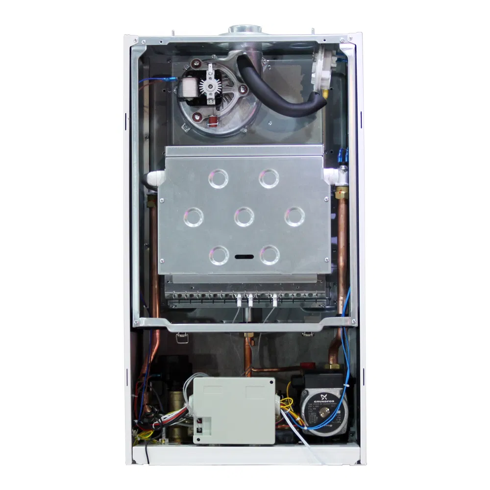 28kw Two Heat Exchanger Combi Boiler Manual Control CE Wall-Hung Gas Boiler