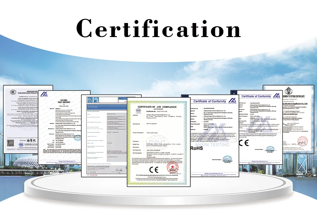 Wire Control Storage Enamel Tank Smart RV Electric Water Heater