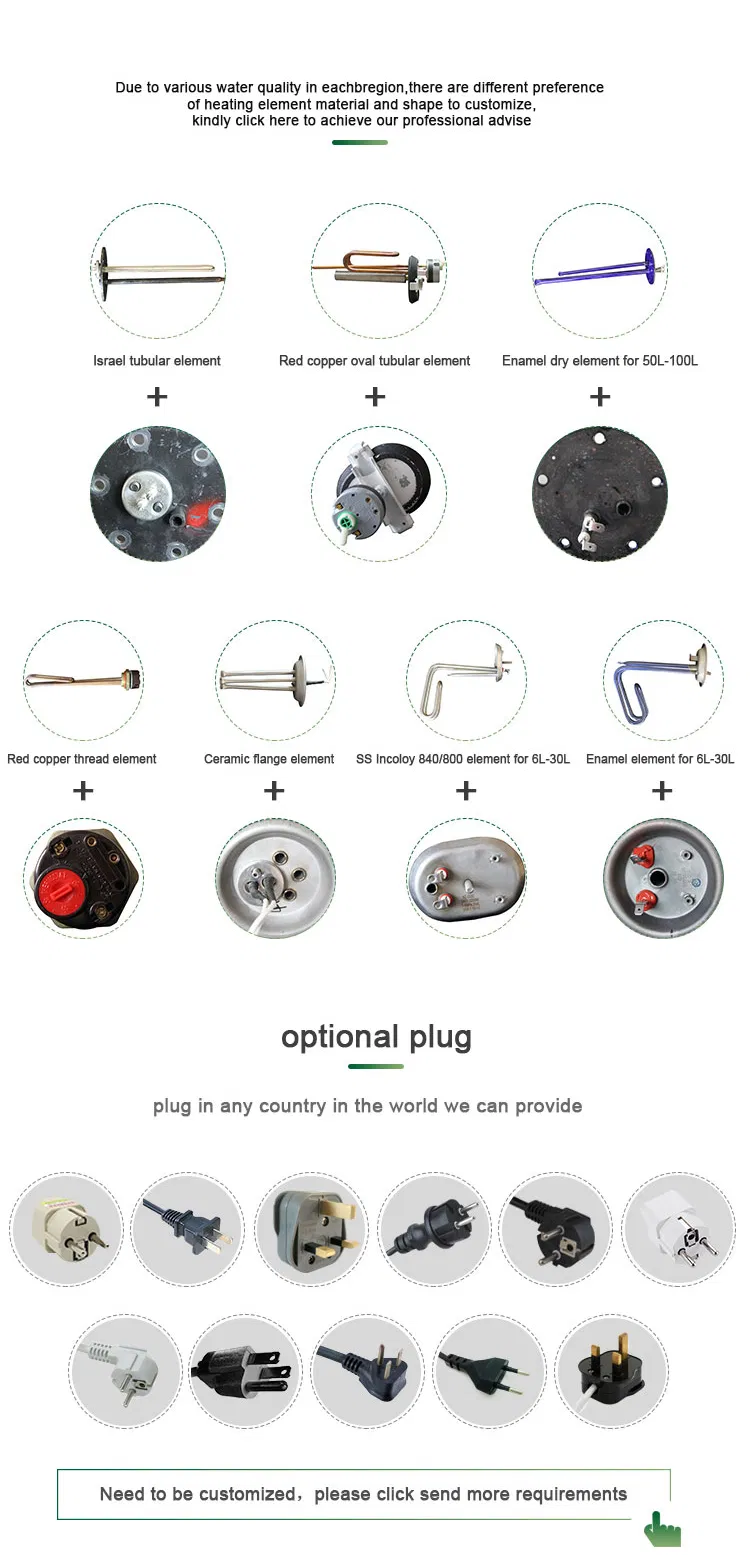 Wire Control Storage Enamel Tank Smart RV Electric Water Heater