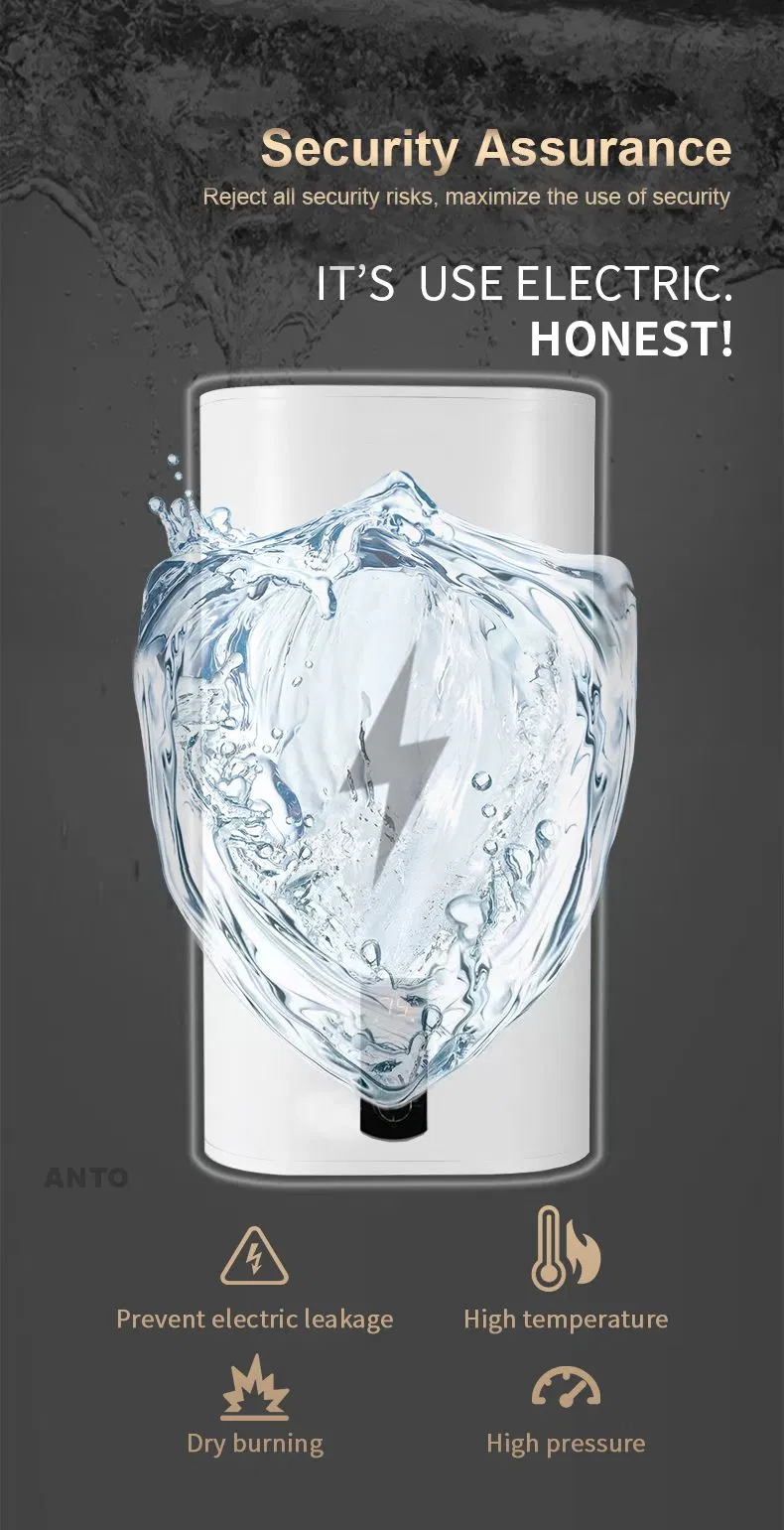 OEM 30L 50L 80L 100L Energy Saving Bathroom Shower Hot Water Heating Efficient Geyser Boiler Tank Storage WiFi Electric Water Heater