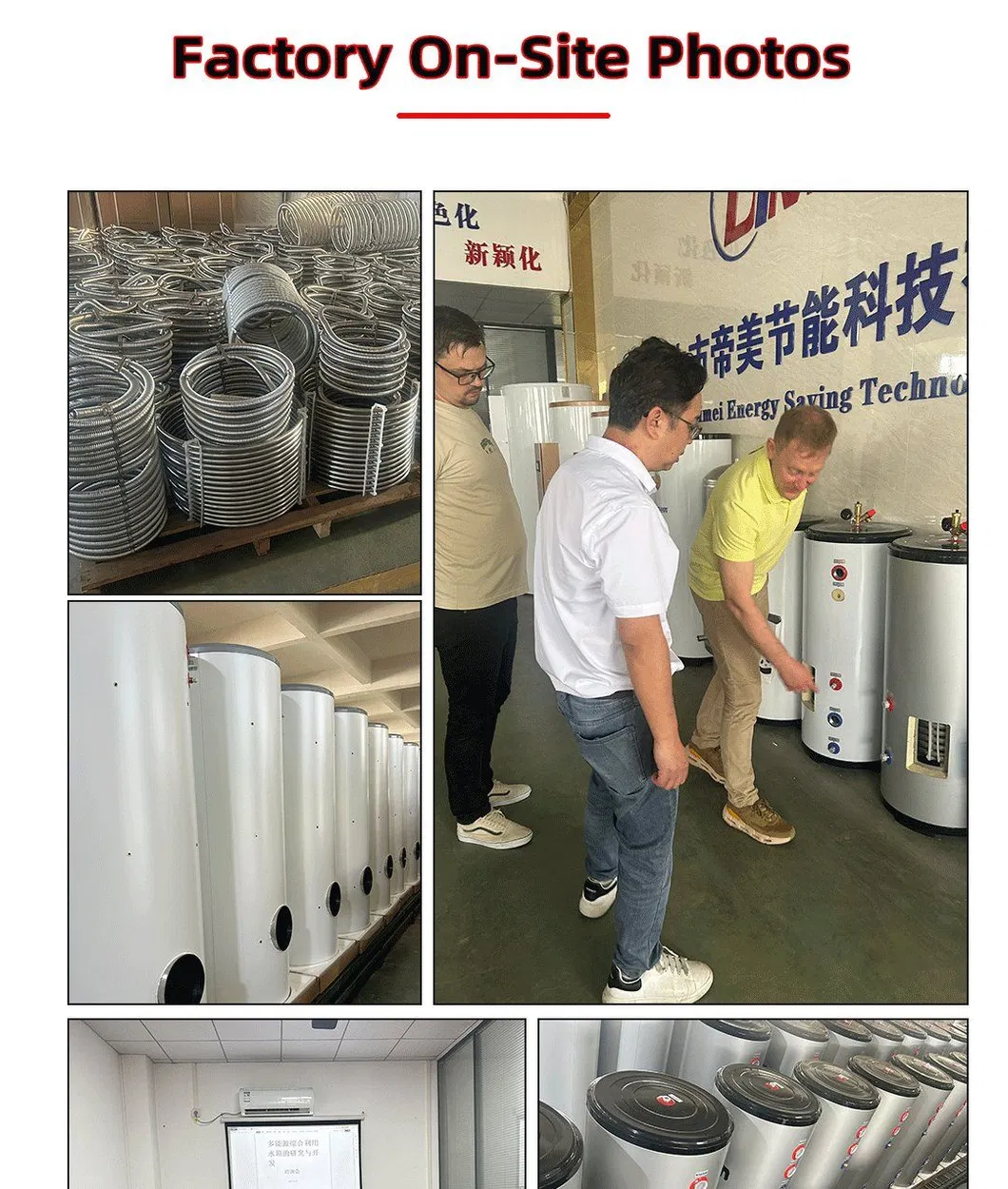 100L Aerospace - Grade Heating Tube Electric Water Heater for Hotel