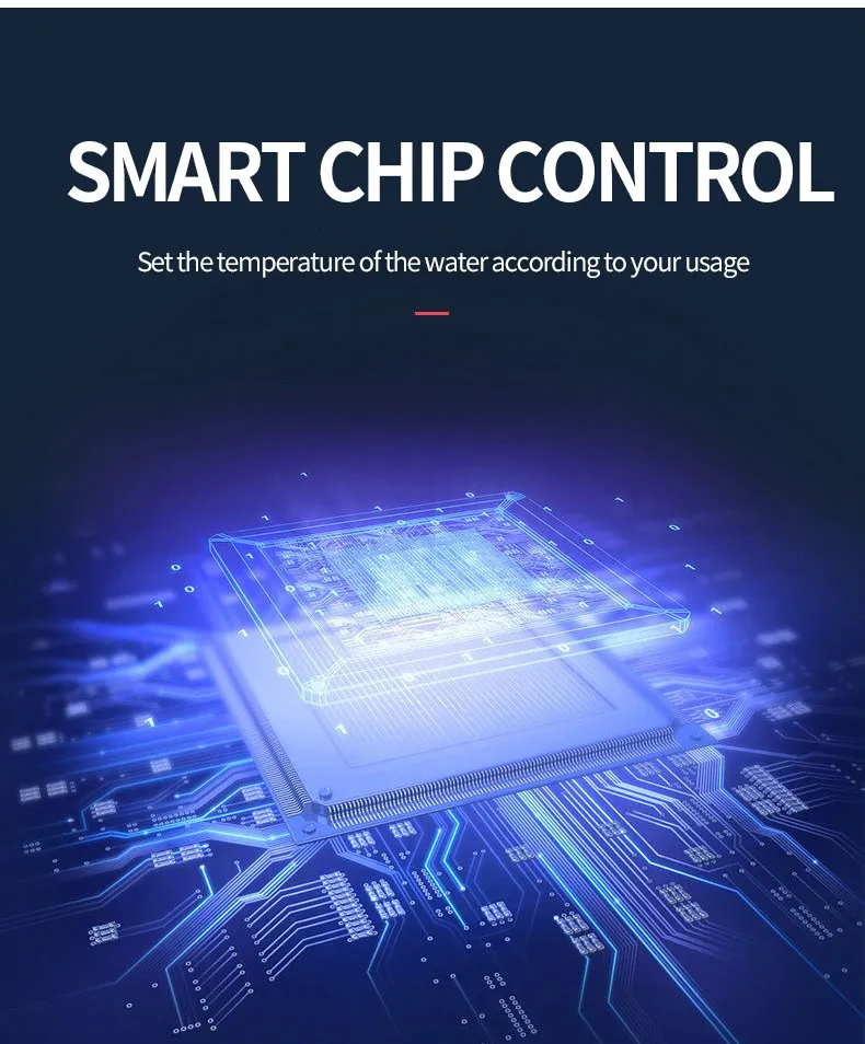 Mini Portable Solar Real-Time Heating Heater Blender Multi-Protection Heating Element Instant Electric Water Heater