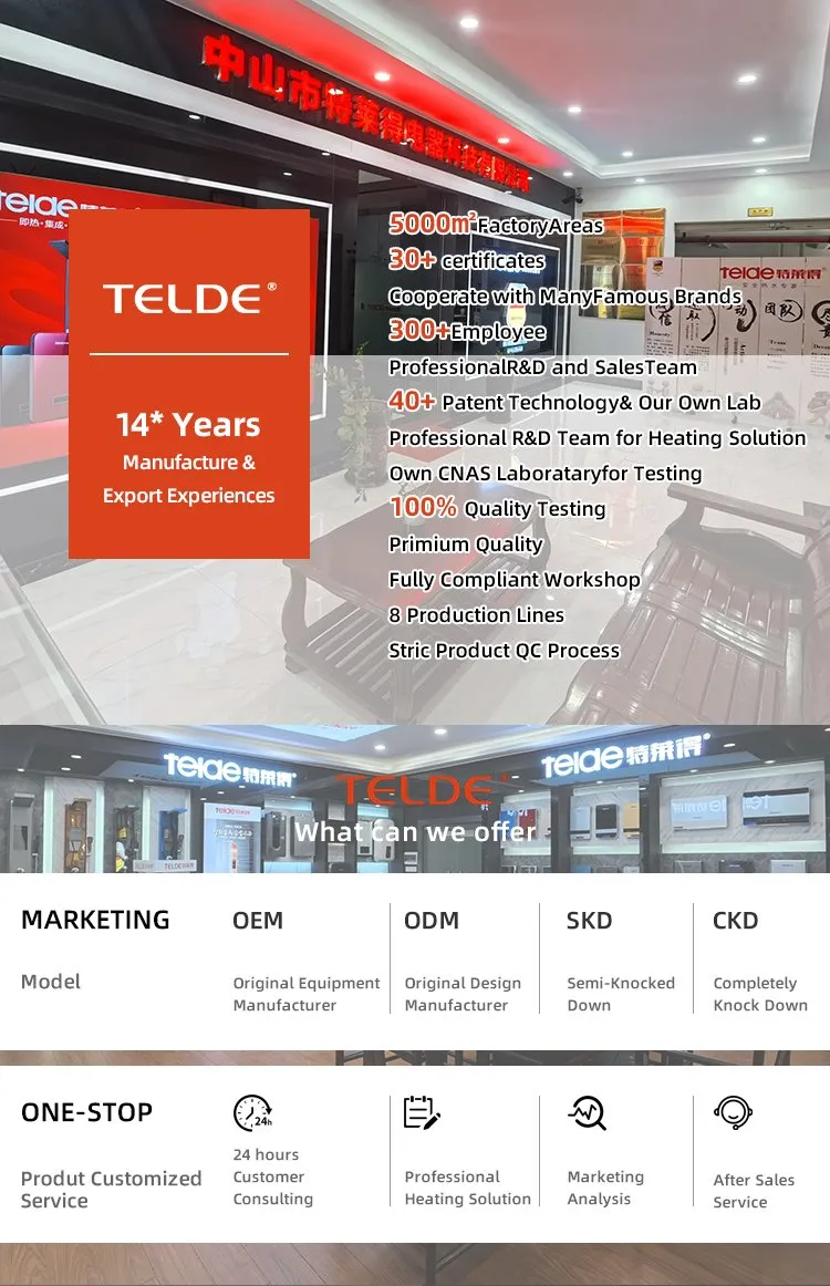 Telde A8 Series Tankless Instant Water Heater 8.8kw